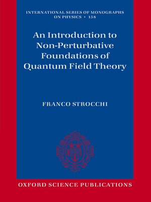 cover image of An Introduction to Non-Perturbative Foundations of Quantum Field Theory